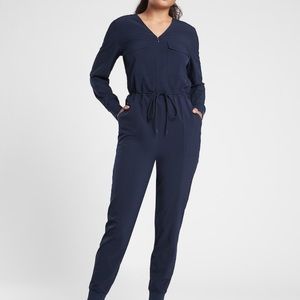 NWT Athleta Zuma Jumpsuit S SMALL Navy $149